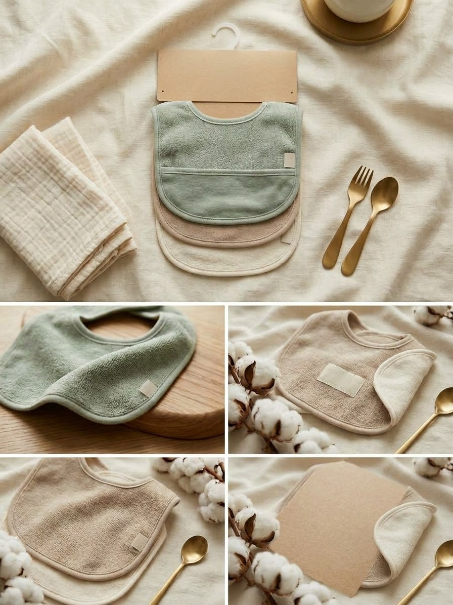 Soft Bibs, Set of 3